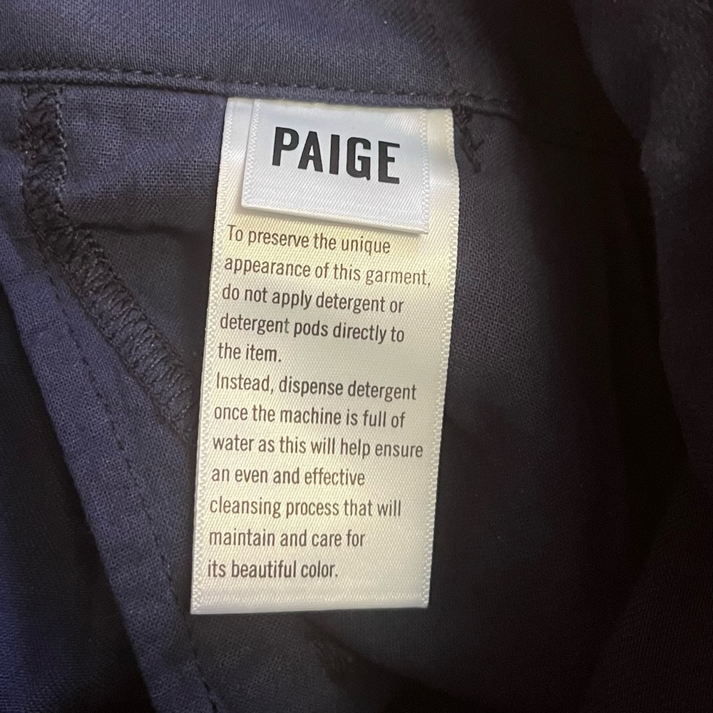 PAIGE Brooklyn Navy Women's Shorts - Picture 4 of 7
